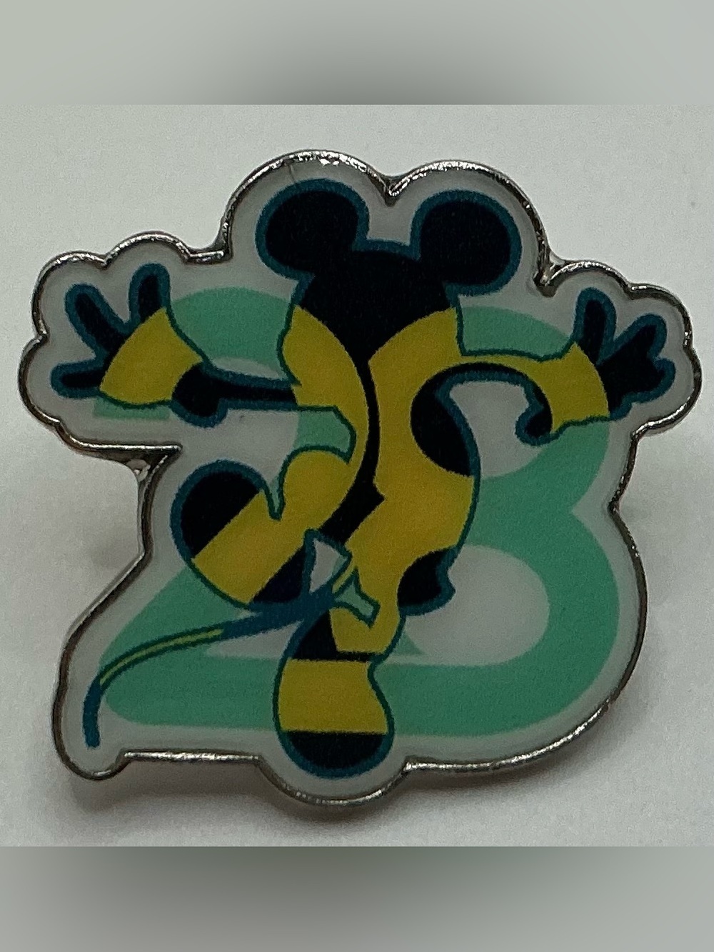 2013 D-TOUR MINI SET PIN FEATURING MICKEY IN A NUMBER 28